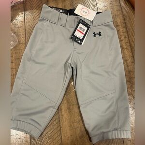 Under Armour girls Gray Athletic softball 🥎 Pants